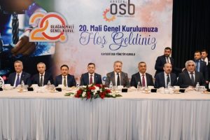 Kayseri OSB 20. Mali Genel Kurul gerçekleştirildi