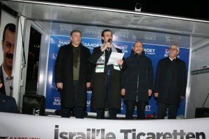 Bursa’da Saadet adayı Akkaya’dan AK Parti’ye açık çağrı… İsrail’le ticareti kesin adaylıktan çekileyim
