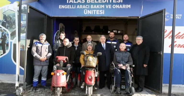 Kayseri Talas’ta engellilerin yüzünü güldüren tesis